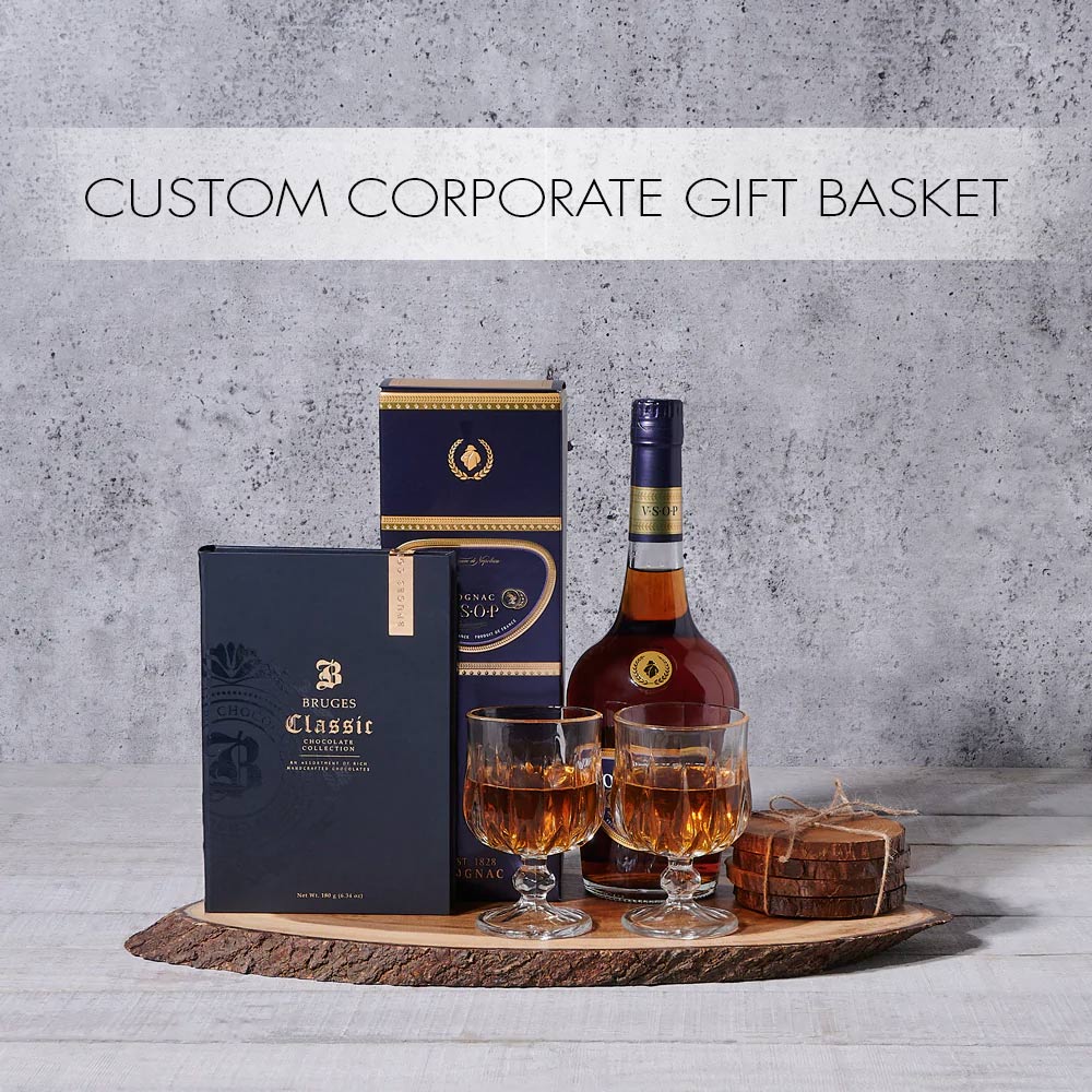 Choose one of our & Custom Corporate Gift Baskets & when you want to choose the items for your Corporate Gift Basket
