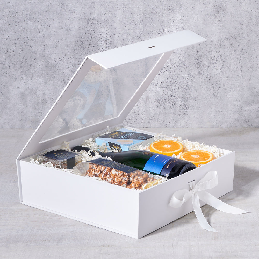 Gourmet & Champagne Temptations, gourmet gift, gourmet, sparkling wine, sparkling wine gift, fruit gift, fruit, cheese gift, cheese