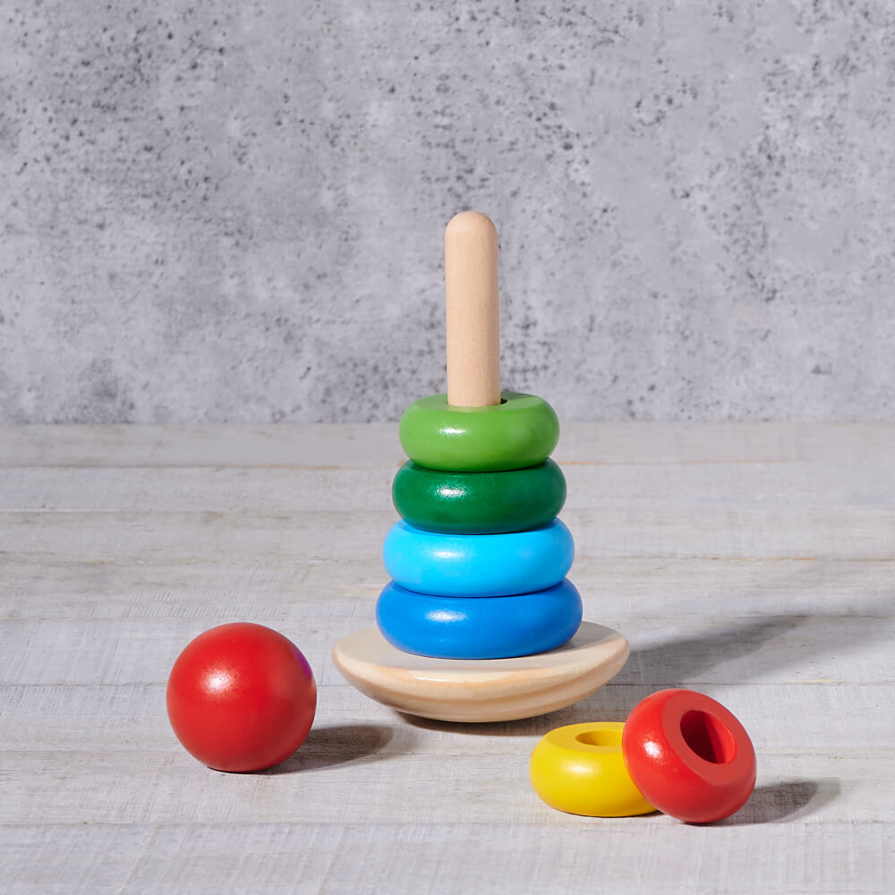 Birbaby Rainbow Stacker Toy, baby gift, baby, baby toy gift, wooden toy, wooden toy gift