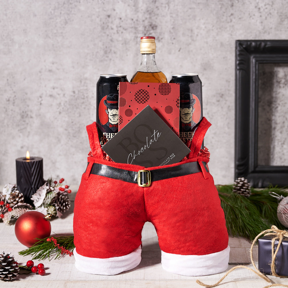 Christmas Beer and Liquor Set – how the gift is presented