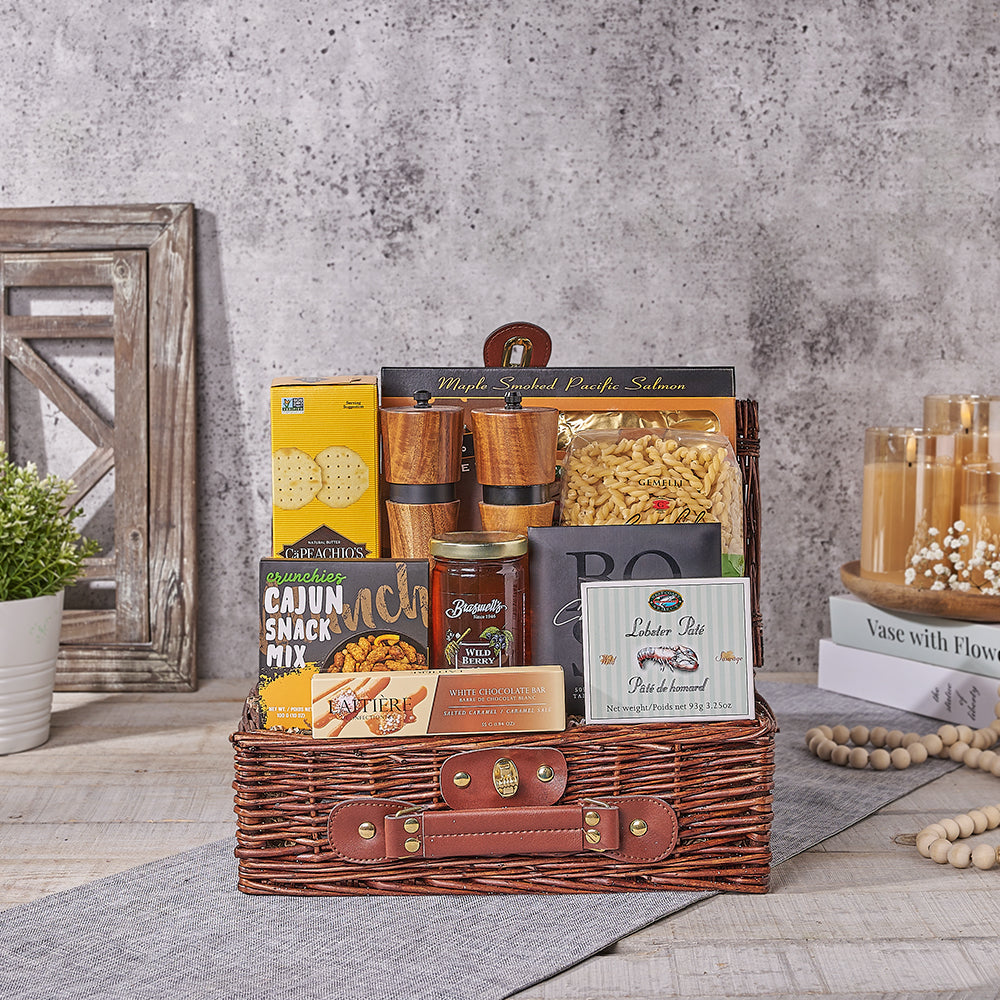 Delicious Seafood Gift Basket, pasta gift, pasta, seafood gift, seafood