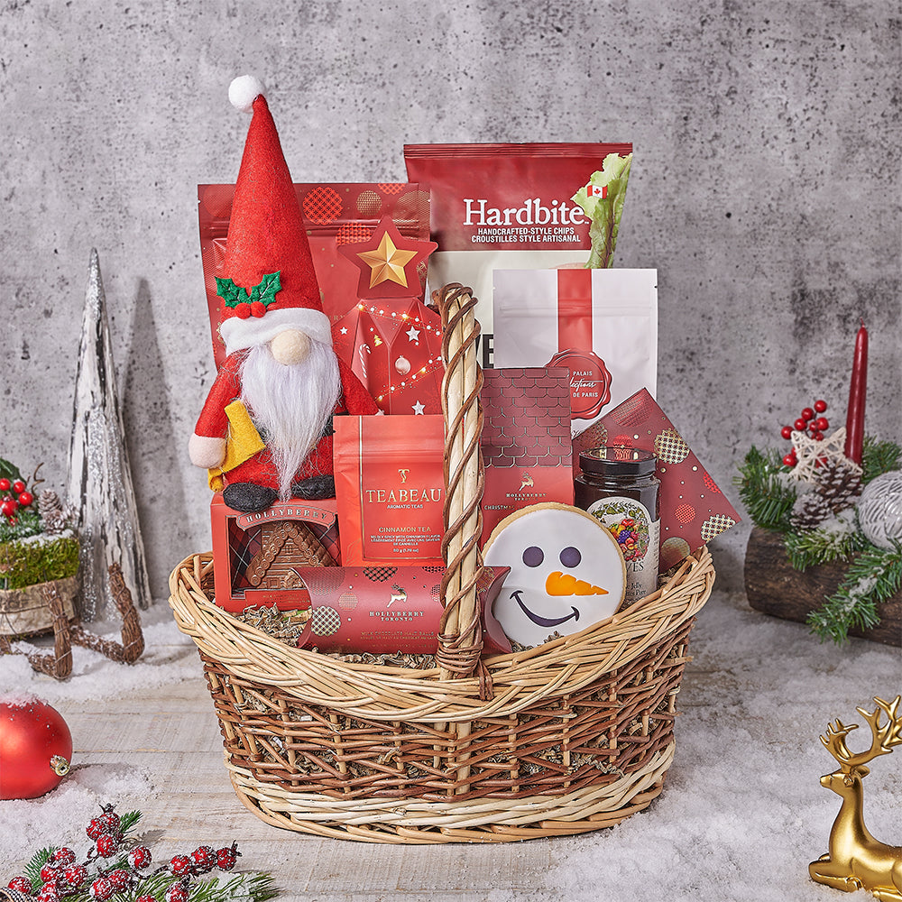 Festive Snacking Gift Basket, christmas gift, christmas, chocolate gift, chocolate