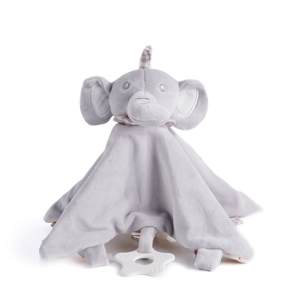 unisex, Plush, it's a boy, its a girl, Elephant Teething Blanket – Plush Toy Gifts