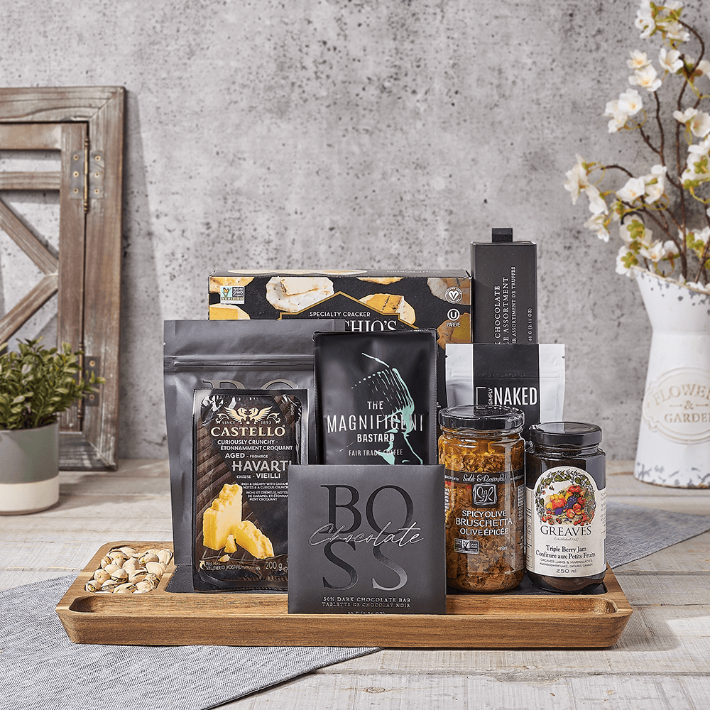 Halal Coffee & Snack Board, coffee gift, coffee, halal gift, halal