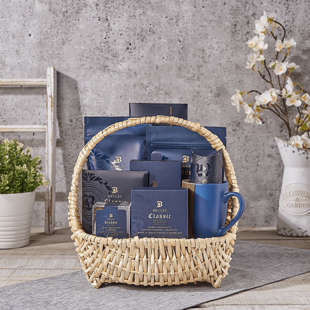 Halal Dark Chocolate Gift Basket, chocolate gift, chocolate, halal gift, halal, gourmet gift, gourmet