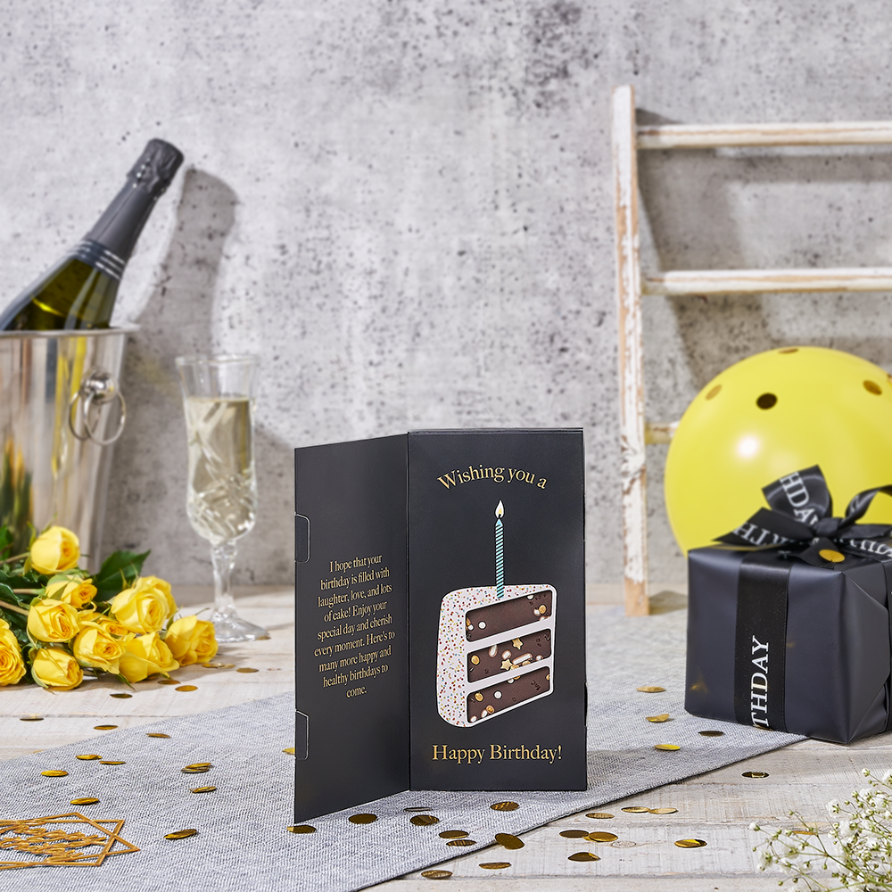 Happy Birthday Snack Gift Set, gourmet gift, gourmet, birthday gift, birthday, chocolate gift, chocolate, USA delivery