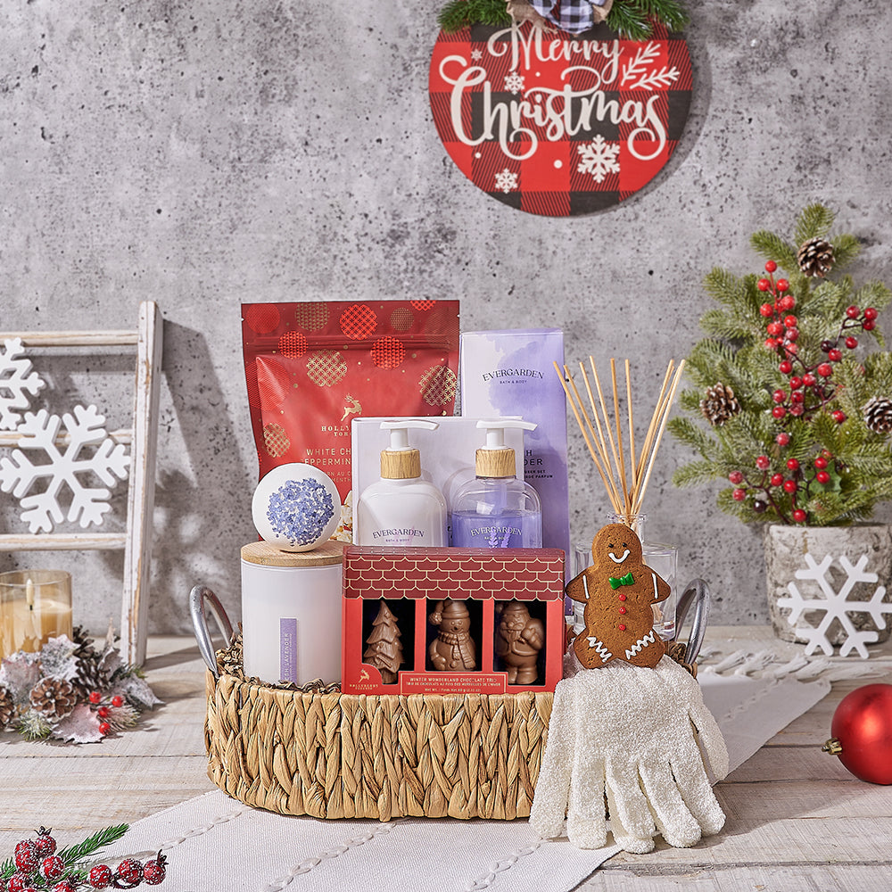 Jubilant Spa & Treat Gift, spa gift, spa, christmas gift, christmas, holiday gift, holiday, chocolate gift, chocolate