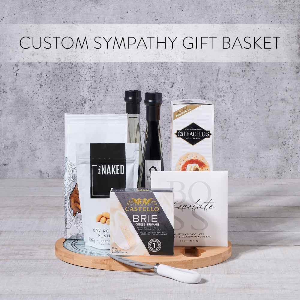Want to send a Sympathy Gift Basket to someone who has recently lost a loved one? & Well, our Custom Sympathy Gift Basket & can be designed to meet this need