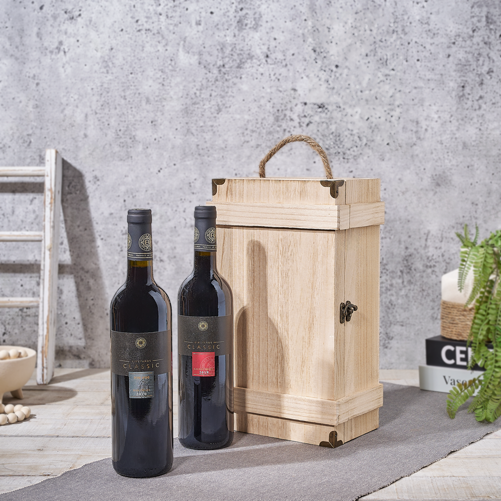Kosher Wine Duo Gift Box, wine gift, wine, kosher gift, kosher