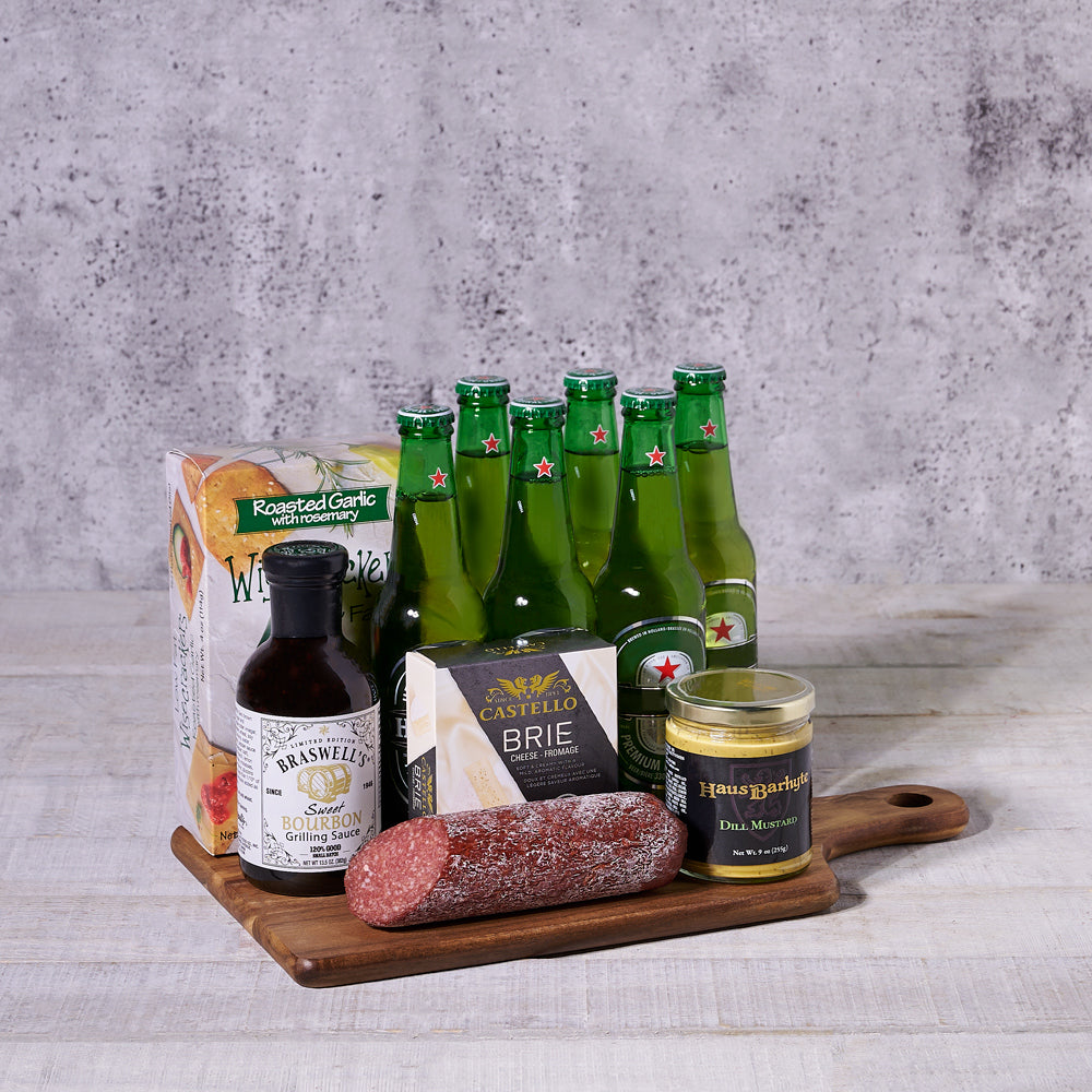 St. Patty’s Beer & Savory Snacks Gift Basket, beer gift set, gourmet gift, st patricks day gift