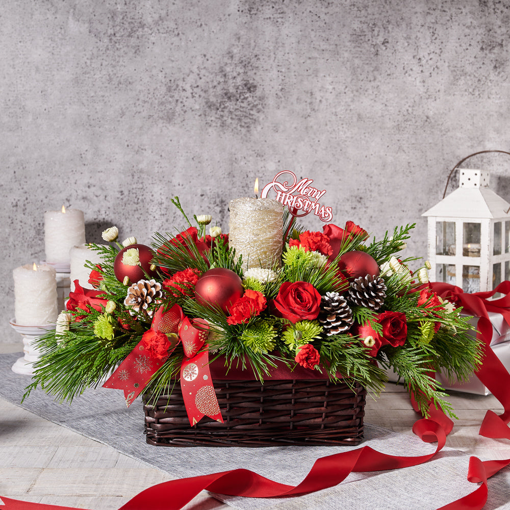 holiday, Mixed Floral Arrangement, flowers, christmas, floral arrangement delivery, christmas flowers