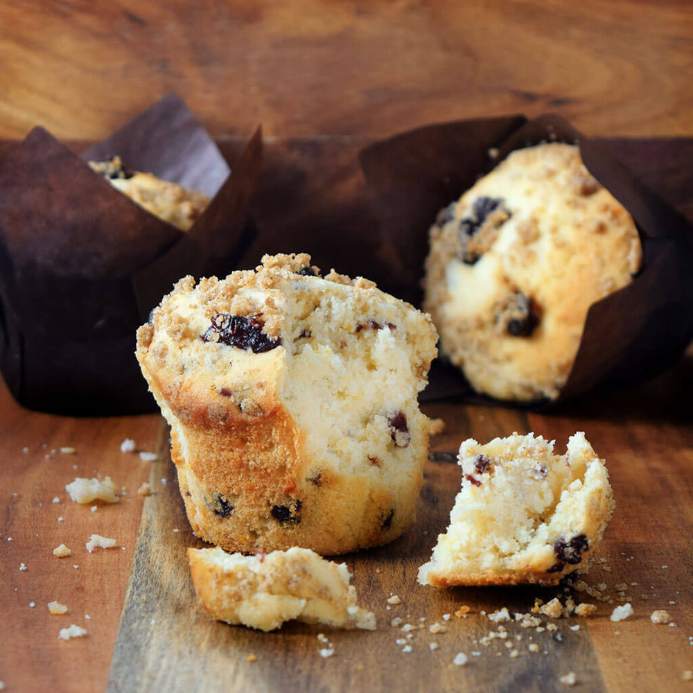 Festive Orange Cranberry Muffins – how the gift is presented