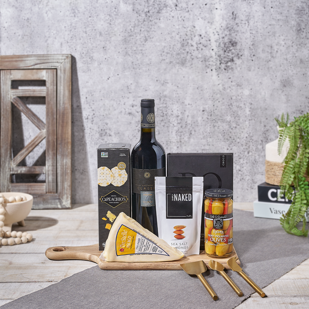 Purim & Wine Gift Basket, wine gift, wine, kosher gift, kosher, USA delivery