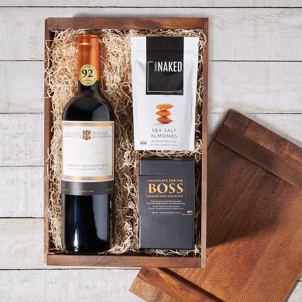 Russo Wine Box, Wine Gift Crate, Wine Gift Baskets, Gourmet Gift Baskets, Gourmet Gift Crate
