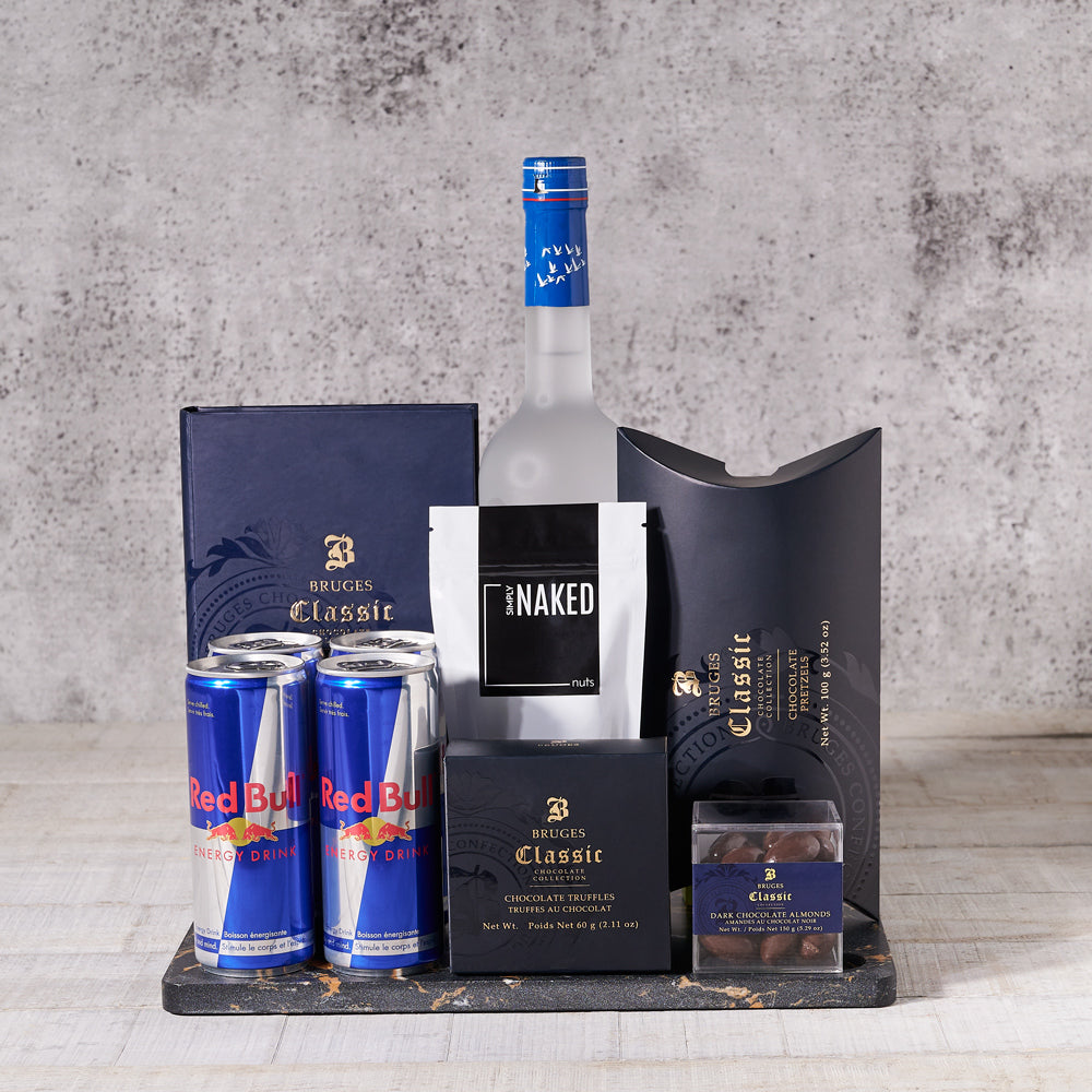 chocolate truffles, pistachios, chocolate, Liquor Gift Set, Liquor Gift Basket, Liquor, Liquor gift bundle.