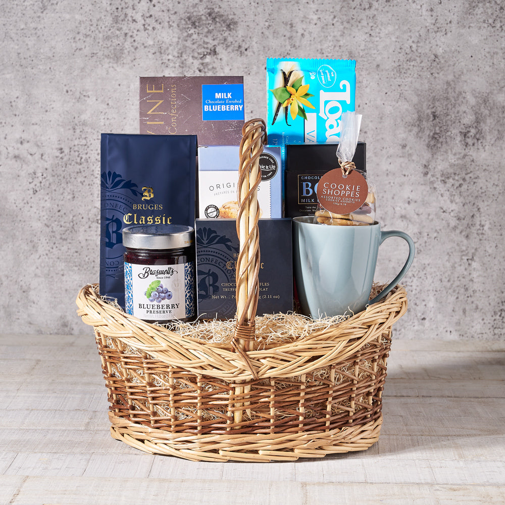 Gourmet gift basket delivery, delivery gourmet gift basket, Canada delivery, chocolate, coffee, gift basket delivery, preserves, coffee, chocolate, cookies, chocolate blueberries, chocolate, gourmet gifts, gourmet gift basket, gourmet, bestSeller