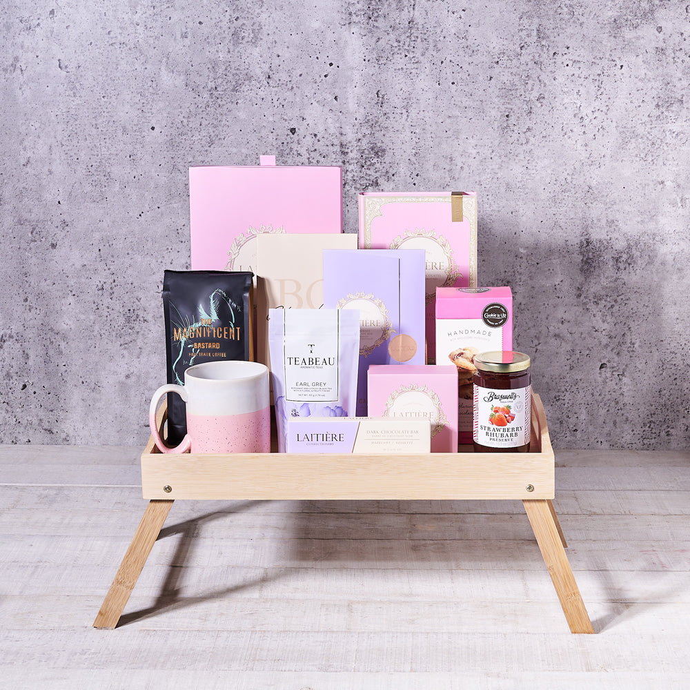 Mother's Day Chocolate and Tea Basket – how the gift is presented