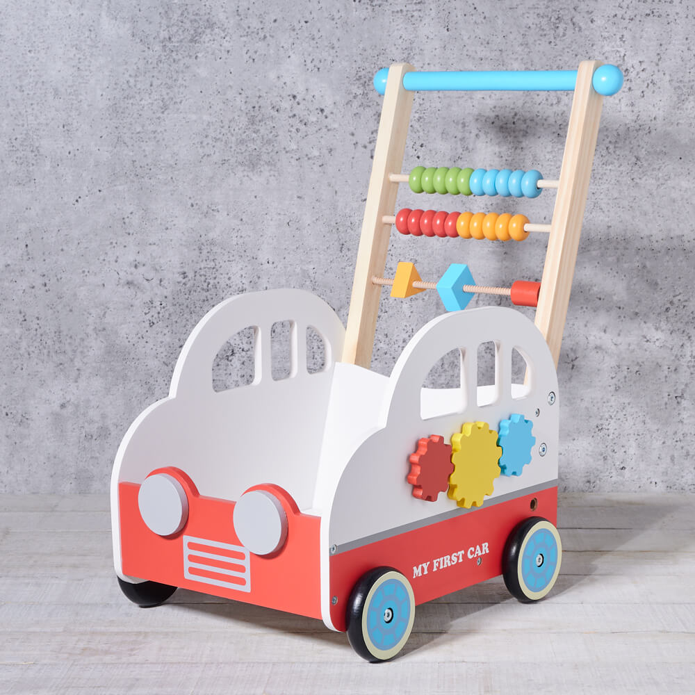 Baby Solid Wood Walker – how the gift is presented