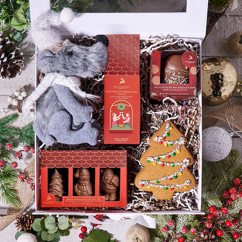 Christmas Mouse Holiday Box – how the gift is presented