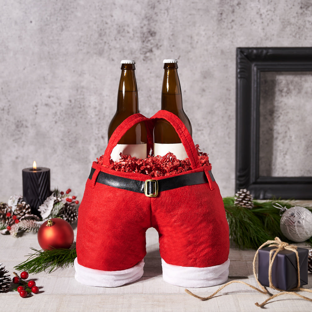 Two Local Beers Holiday Basket – how the gift is presented