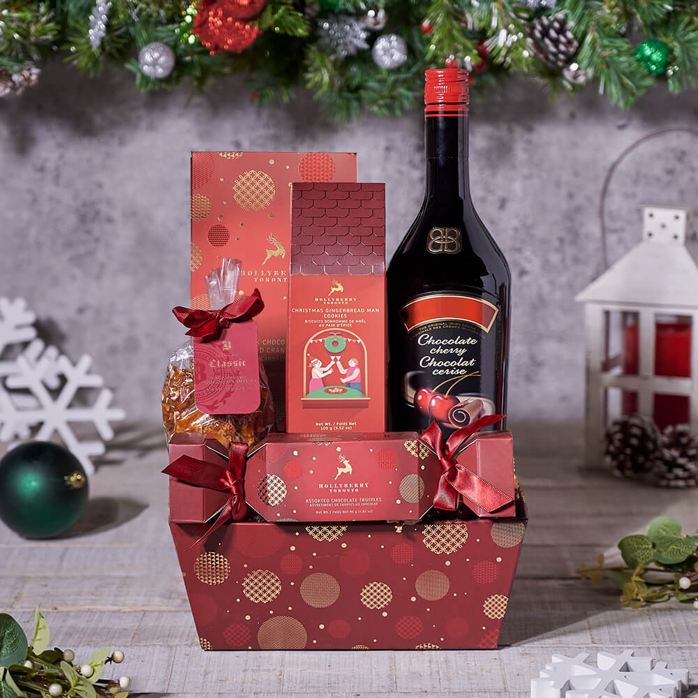 Gingerbread for Two Liquor Gift Set – how the gift is presented