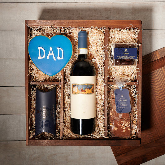 Father's Day wine & chocolate gift box set, Same day 
