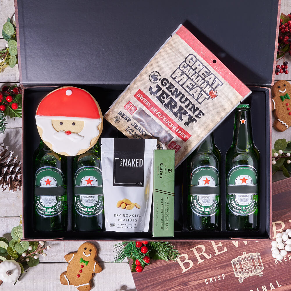 Classic Wooden Beer Box – how the gift is presented