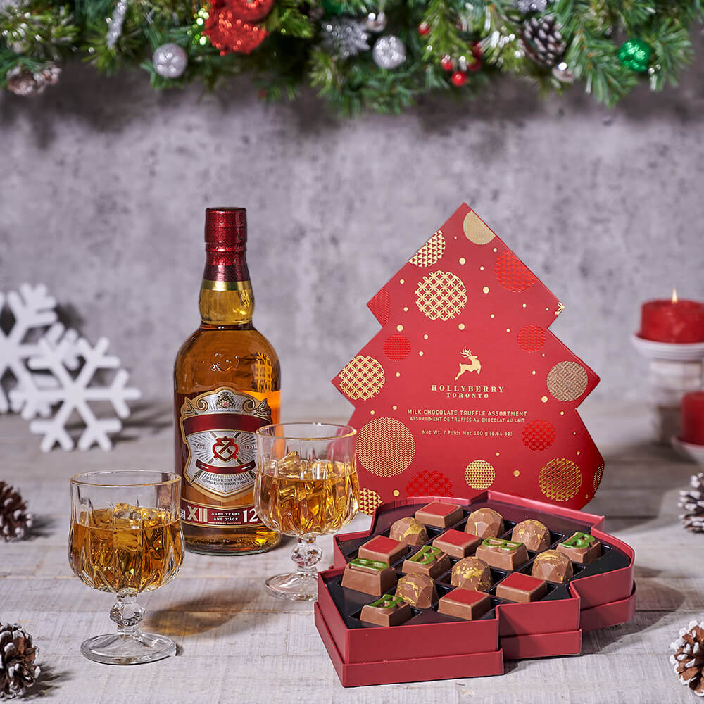 Holiday Rocks & Chocolate Gift Set – how the gift is presented