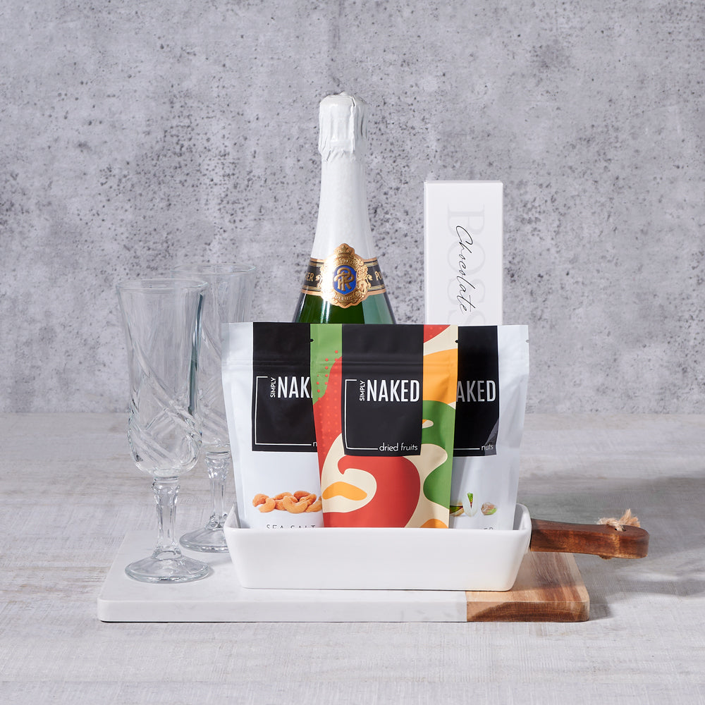 Sparkling Wine with Dried Fruit – how the gift is presented