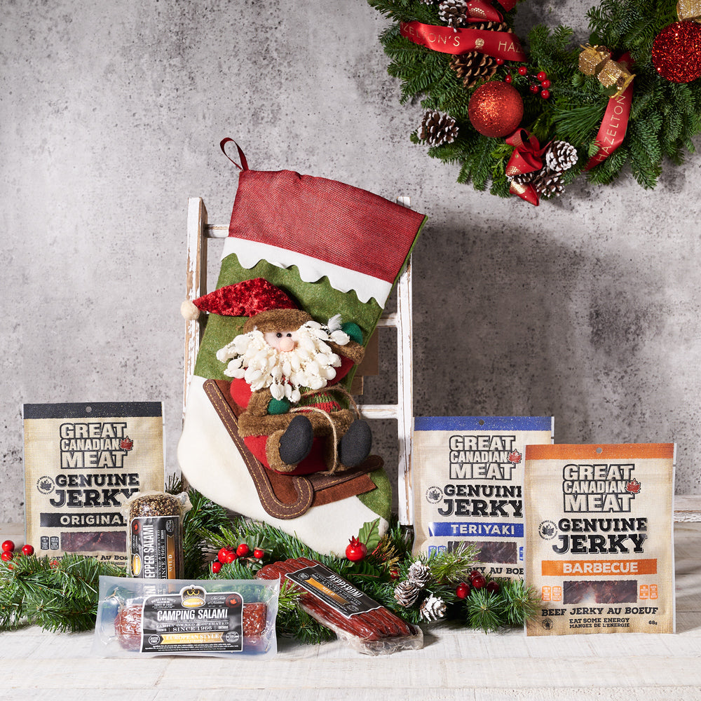 Christmas Cured Meat Gift Set – how the gift is presented