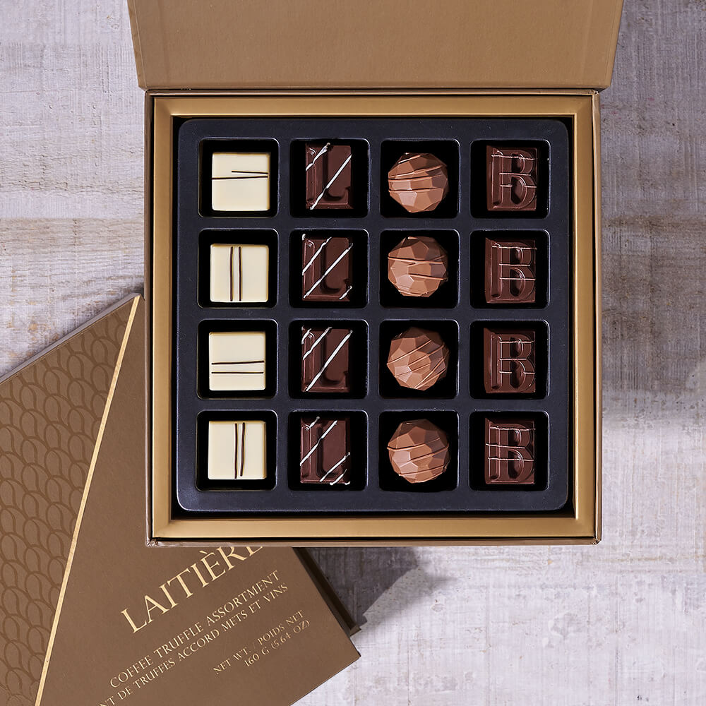 Wine & Coffee Chocolate Gift Basket, wine gift, wine, chocolate gift, chocolate, gourmet gift, gourmet Hazelton's